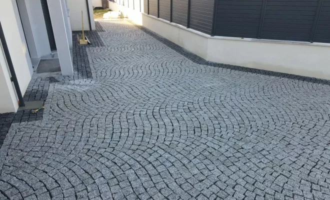 Pose de revêtement extérieur en pavé, Montélimar, By Aménagement